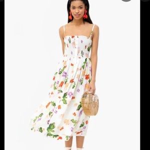 Verandah smocked silky dress moda operandi size small NWT Matchesfashion